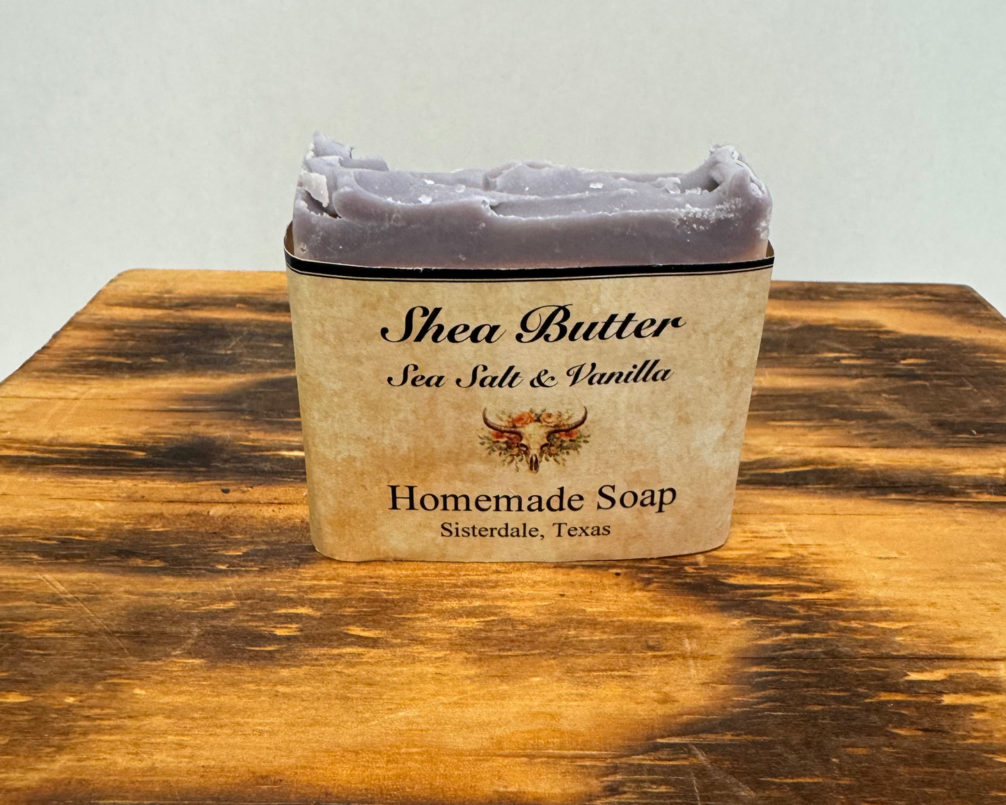 Sea Salt & Vanilla Shea Butter Handcrafted Soap