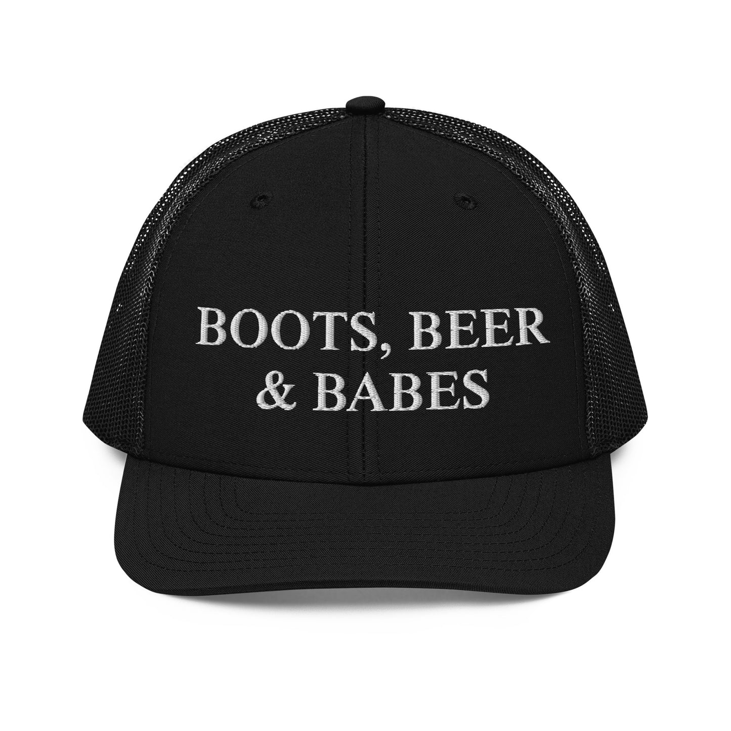 Boots, Beer & Babes Trucker Cap