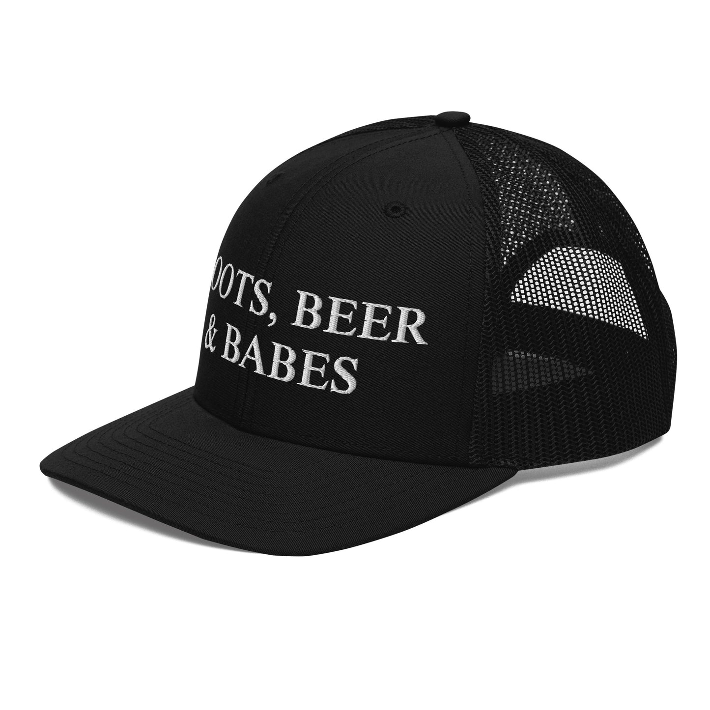 Boots, Beer & Babes Trucker Cap