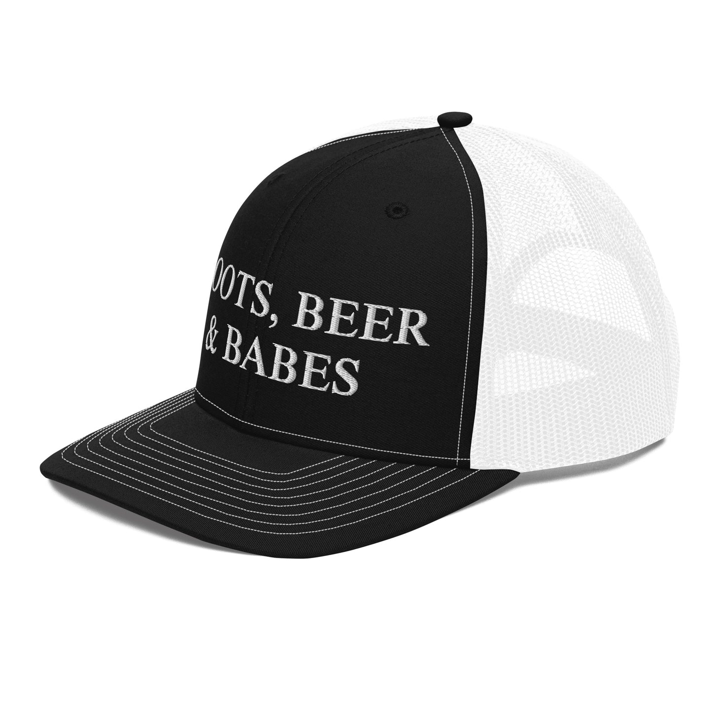 Boots, Beer & Babes Trucker Cap