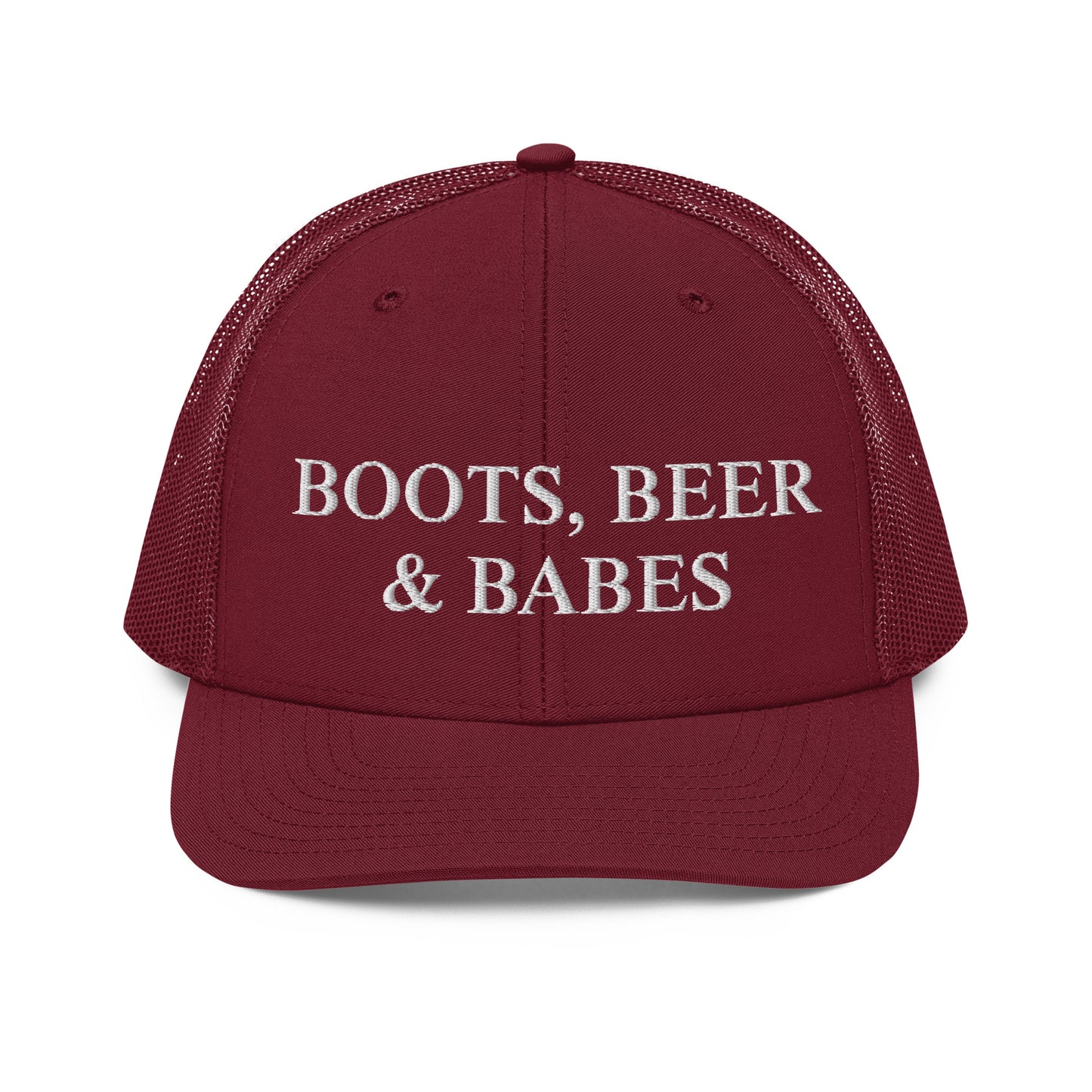 Boots, Beer & Babes Trucker Cap