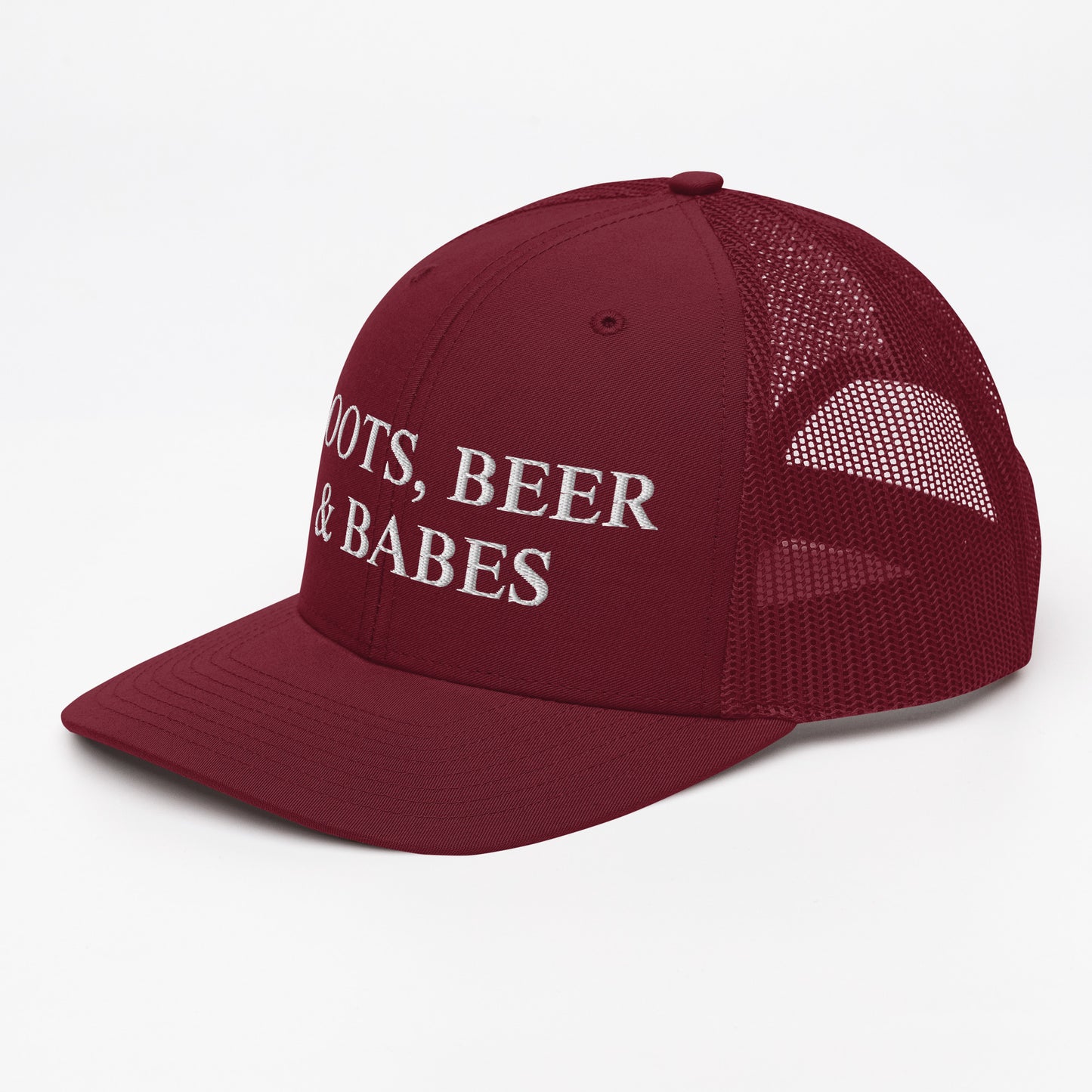 Boots, Beer & Babes Trucker Cap