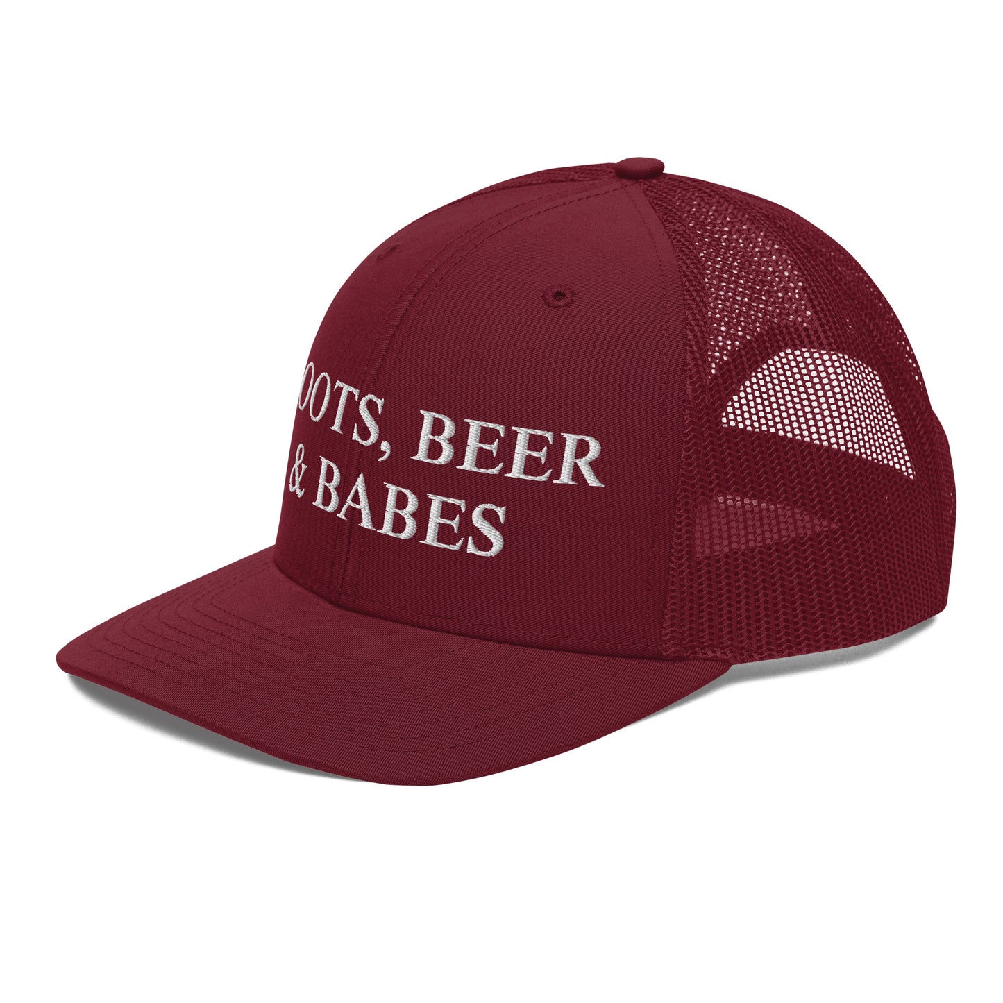Boots, Beer & Babes Trucker Cap