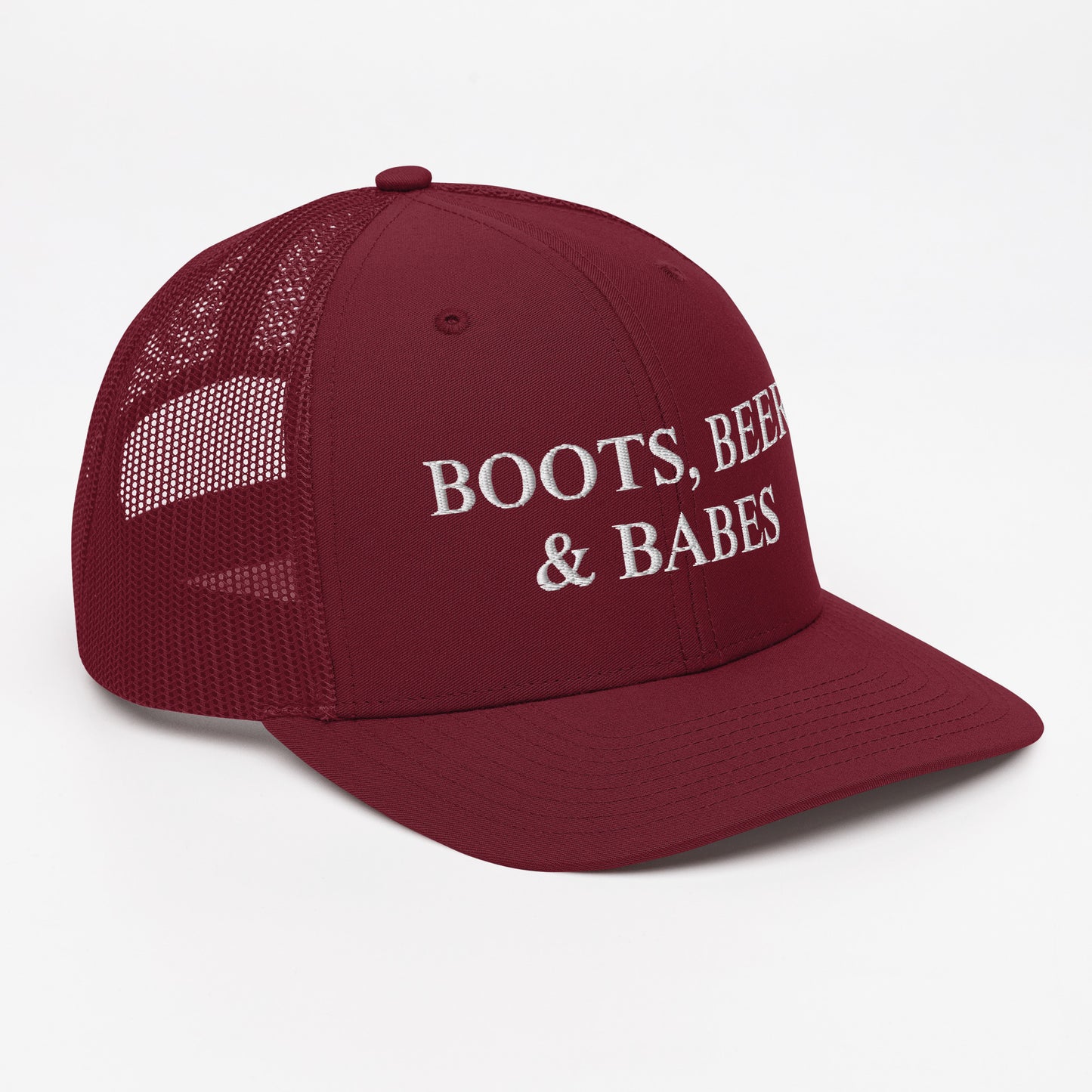 Boots, Beer & Babes Trucker Cap