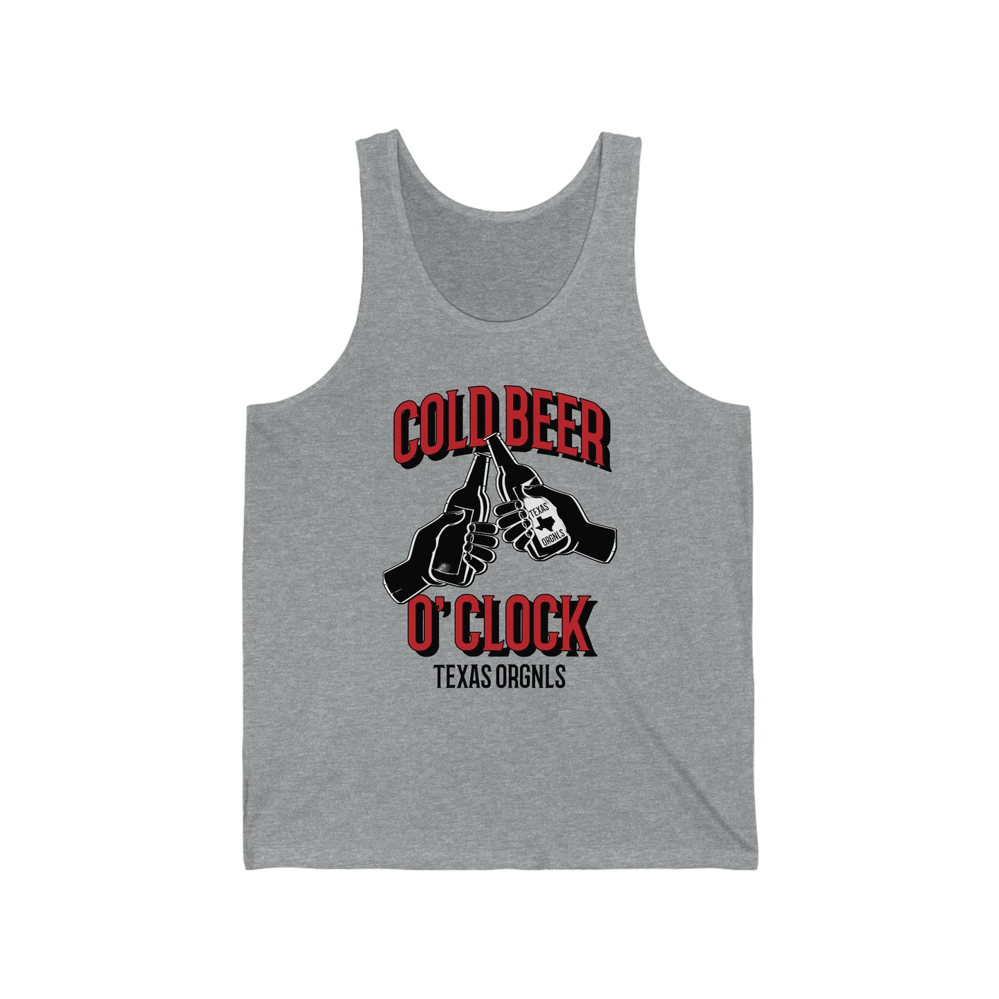 Texas Orgnls “Cold Beer O’Clock” Unisex Tank