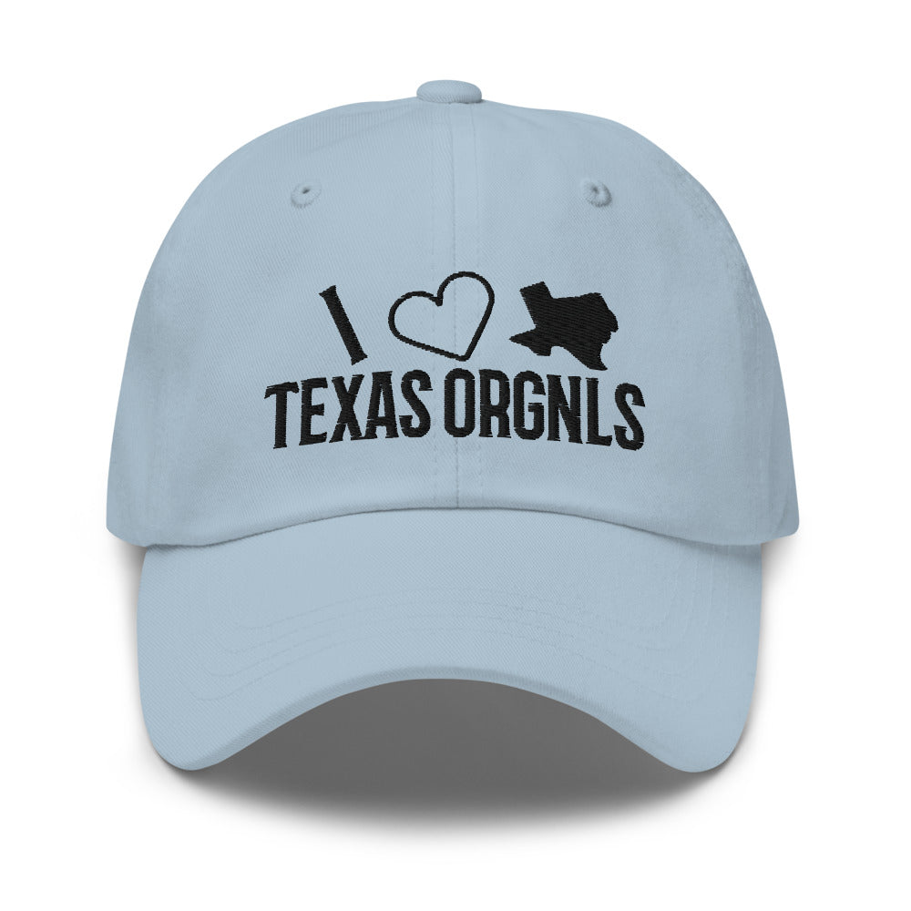 Texas Orgnls "I Heart Tx" Dad hat