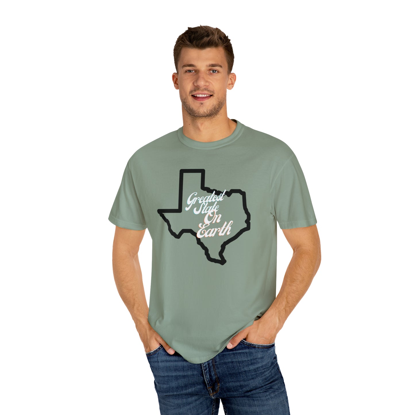 Greatest State On Earth Unisex Garment-Dyed Tee