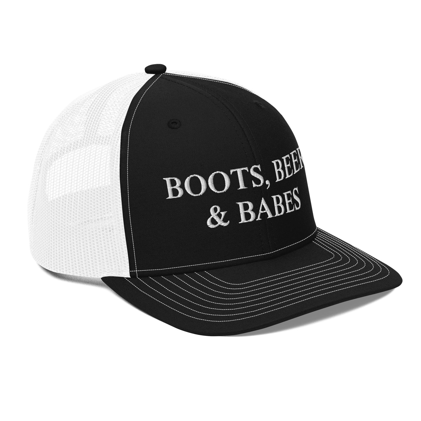 Boots, Beer & Babes Trucker Cap