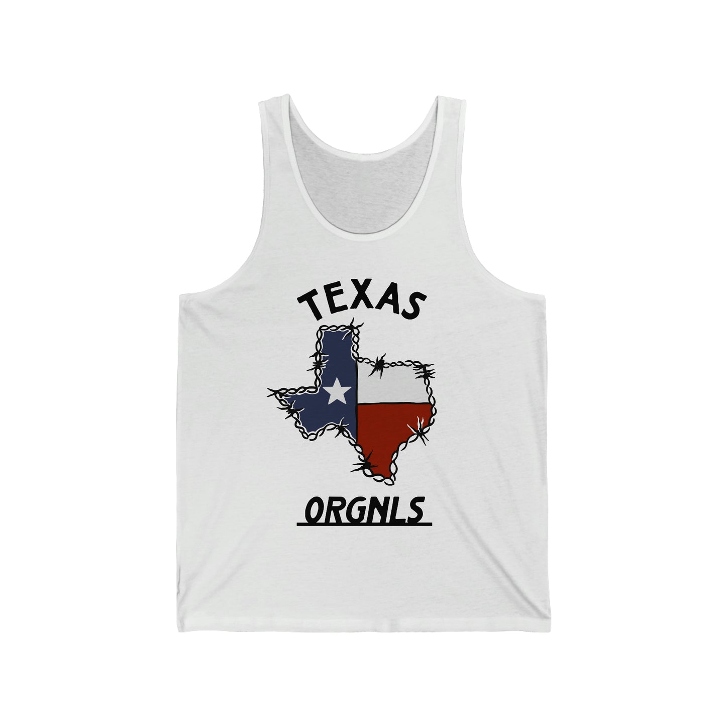 Texas Orgnls “Barbed Wire” Unisex Tank