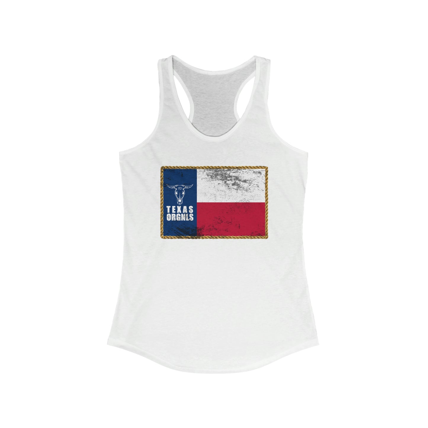 Texas Orgnls “Flag” Women's Racerback Tank