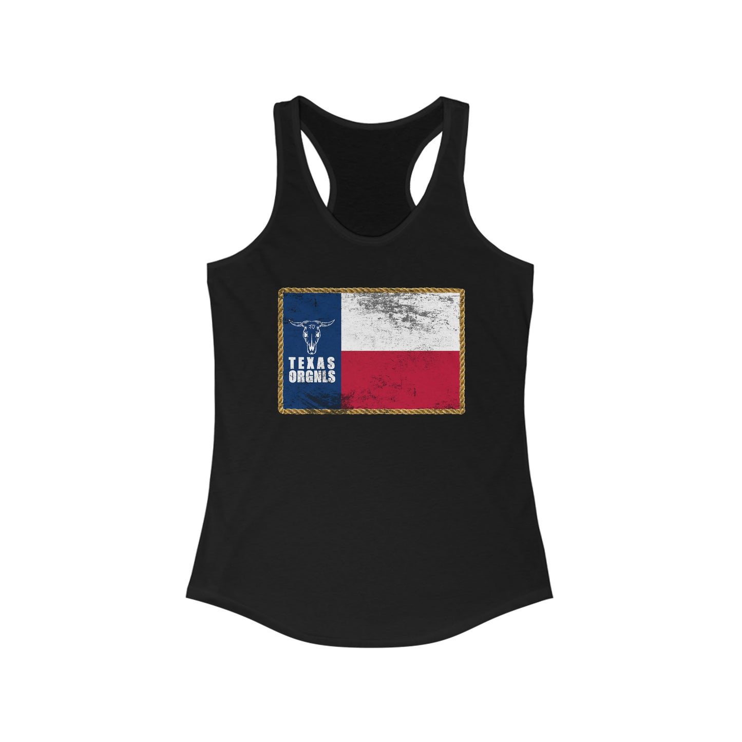 Texas Orgnls “Flag” Women's Racerback Tank