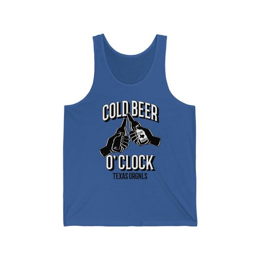 Texas Orgnls “Cold Beer O’Clock” Unisex Tank