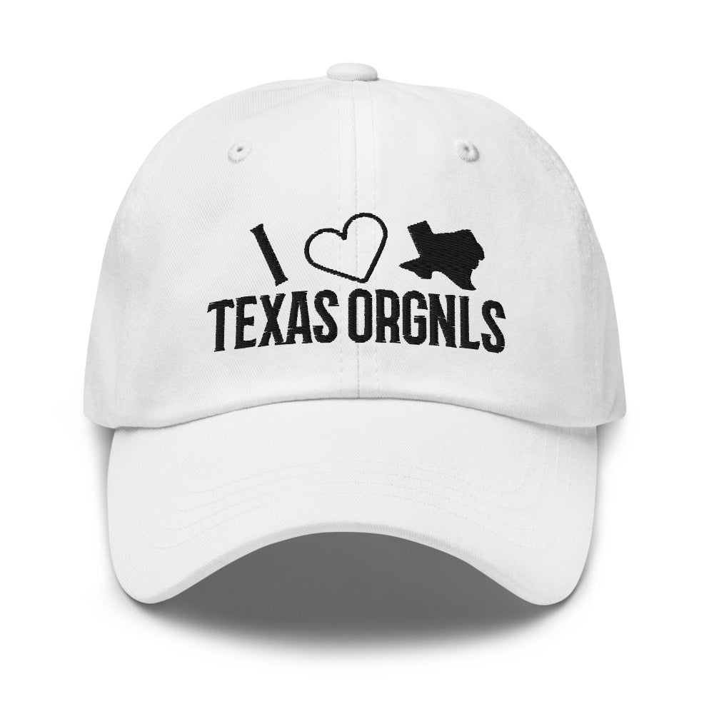 Texas Orgnls "I Heart Tx" Dad hat