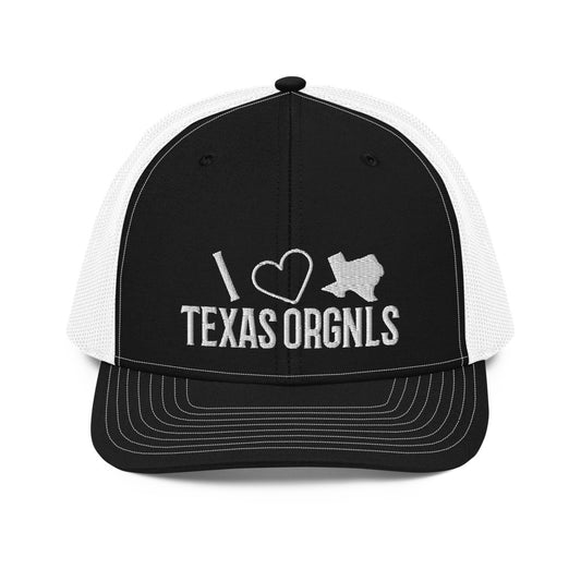 Texas Orgnls "I Heart Tx" Richardson Trucker Cap